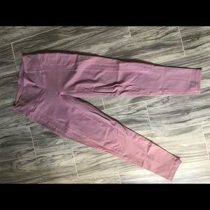 Mauve Til You Collapse Heart Booty Leggings